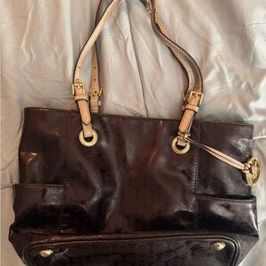 Elegant Brown Designer Tote Bag